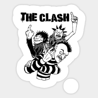 Punk Rock Man Of The Clash Sticker